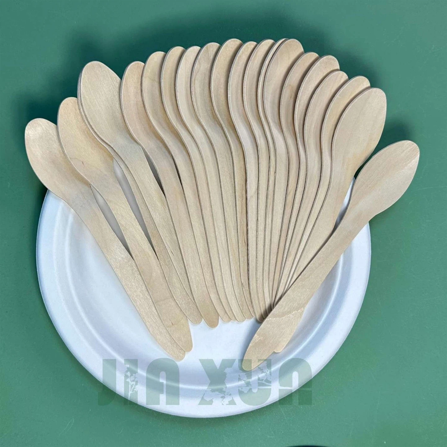 disposable wooden spoon