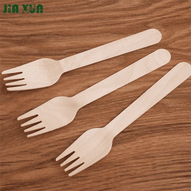 compostable wooden forks